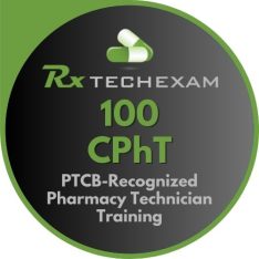 RxTechExam 100CPhT PTCB-Recognized Pharmacy Technician Online Course